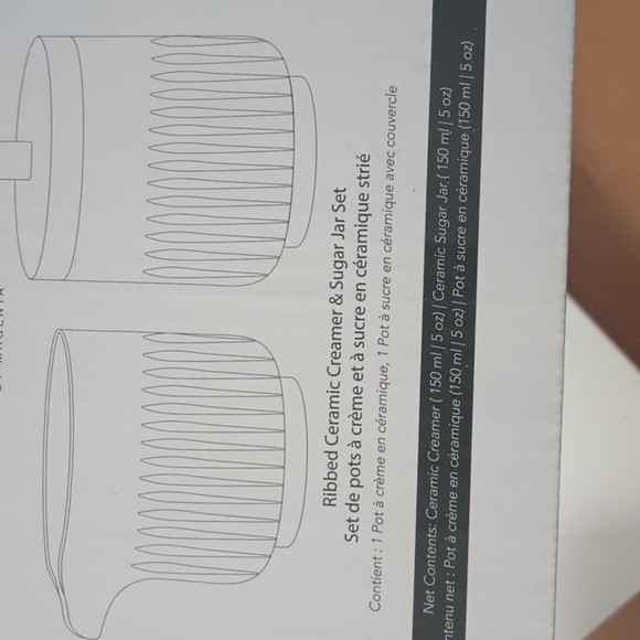 Elegant Creamer And Sugar Set - Picture 5 of 5